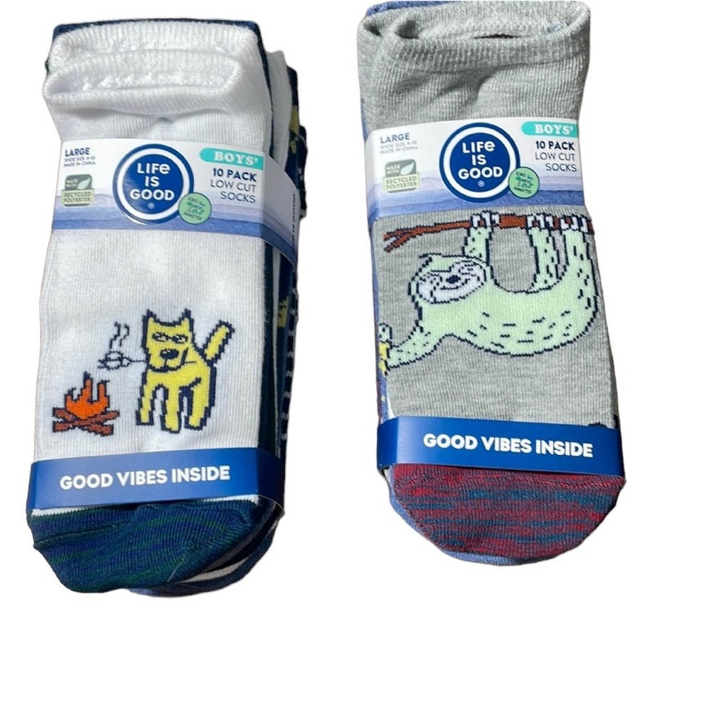 Boy’s Life is Good Low Cut Socks